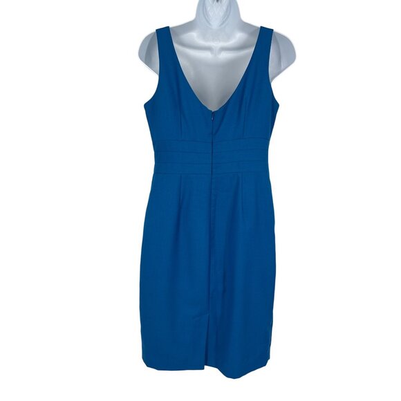 Banana Republic Sleeveless Sheath Dress W/ Scoop Neckline & Back Zipper Size 6 - Picture 3 of 8
